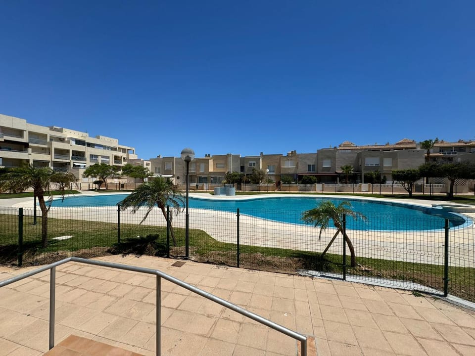 Property building, Day, Natural landscape, Pool view, Swimming pool, sunbed