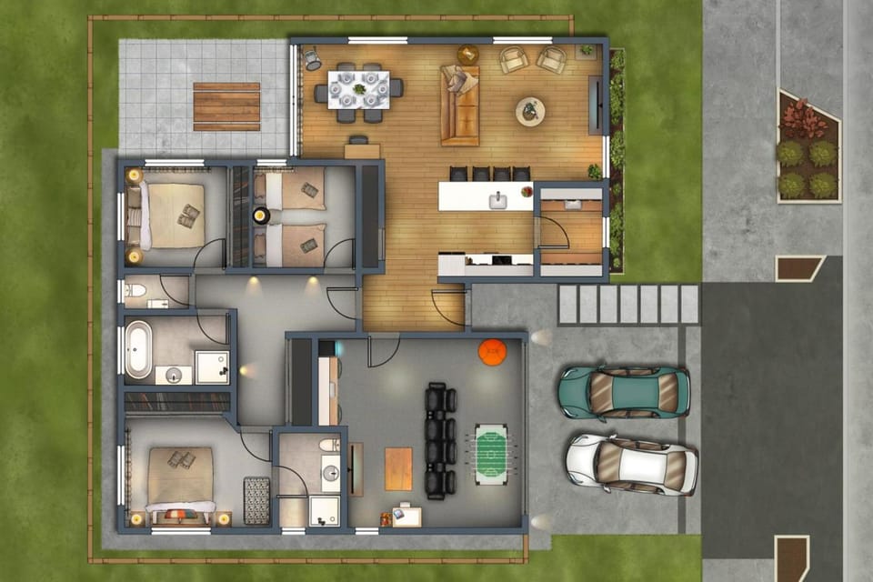 Games Room | Pet Friendly | Family Home | Walk to Shops House in Christchurch
