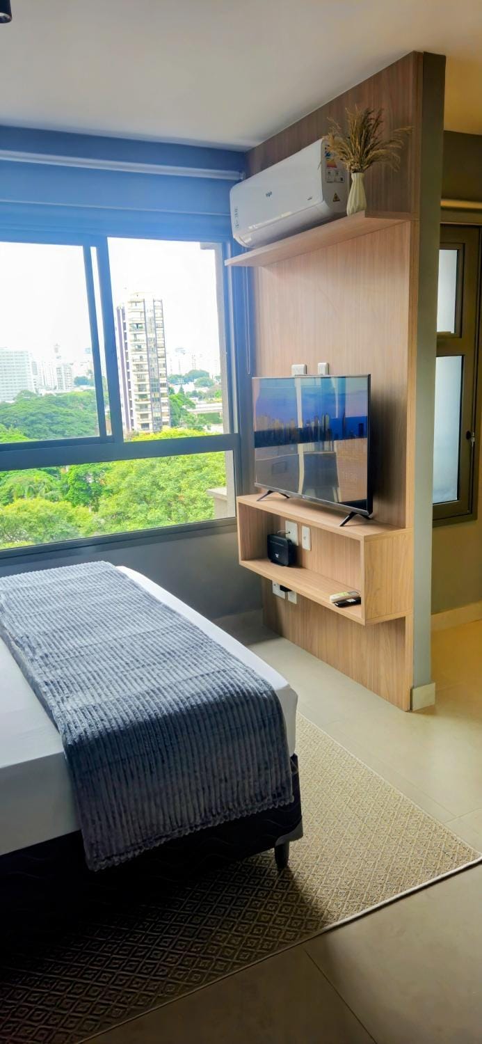 Ap novo, perto de Congonhas, com cama queen size Apartment in Sao Paulo City