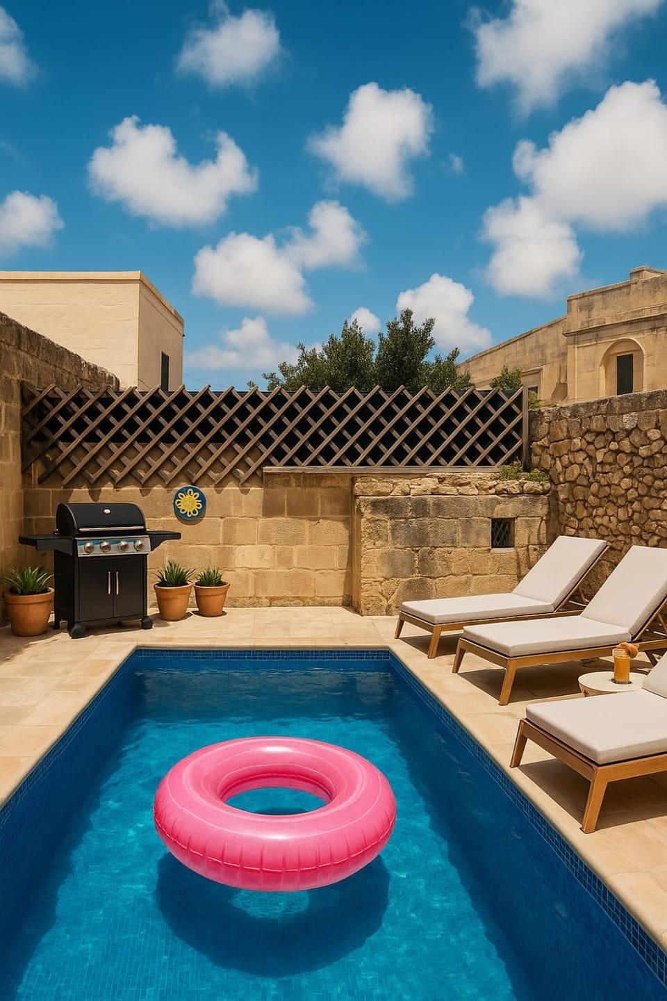 Charming Farmhouse with Pool House in Malta