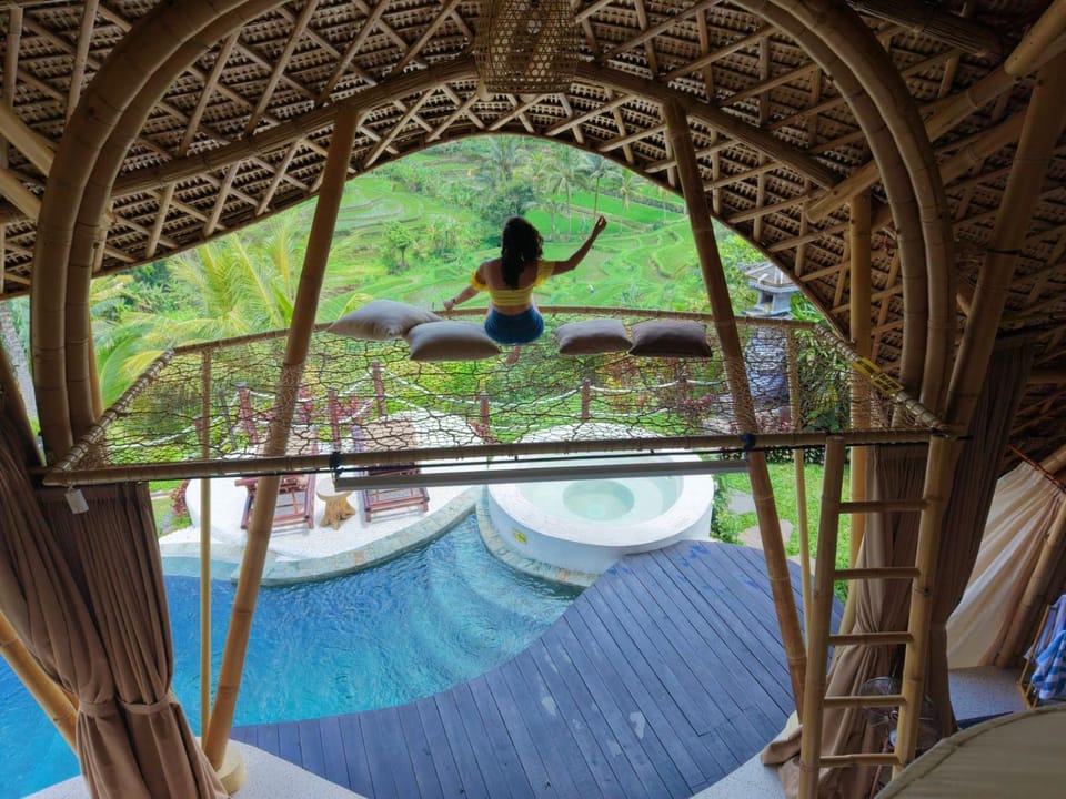 Angel Bali Suites, Private Nature Bamboo Villa Villa in Selat