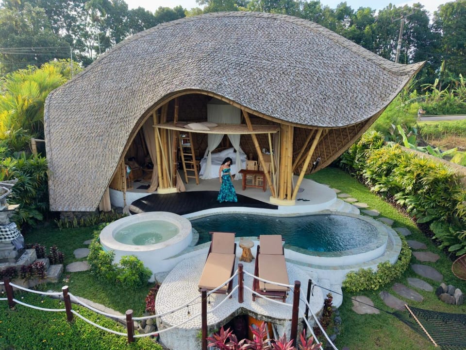 Angel Bali Suites, Private Nature Bamboo Villa Villa in Selat