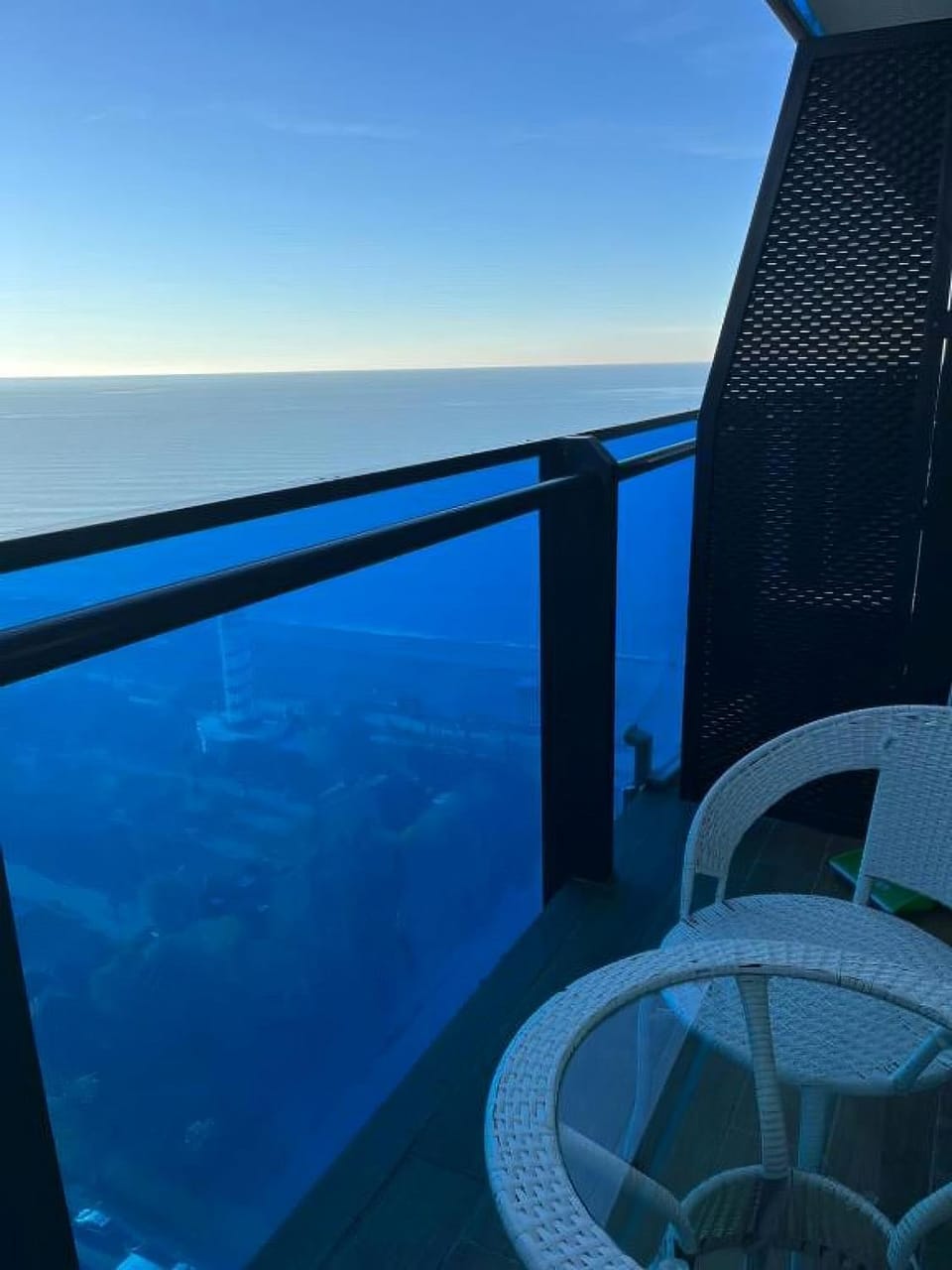 Patio, Day, Natural landscape, View (from property/room), Balcony/Terrace, Pool view, Sea view, Swimming pool