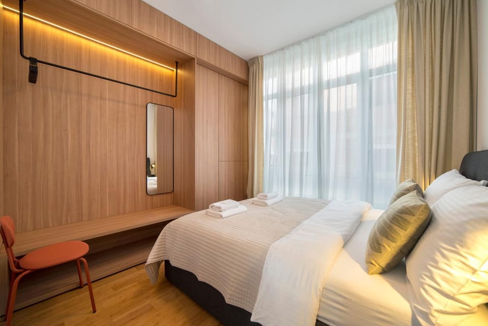 Bed, Photo of the whole room, Bedroom, wardrobe