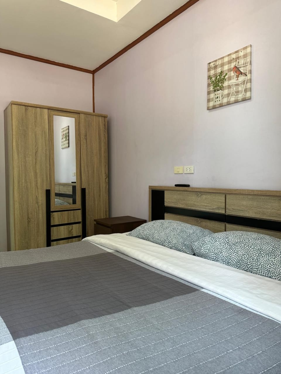Bed, Photo of the whole room, Bedroom, wardrobe