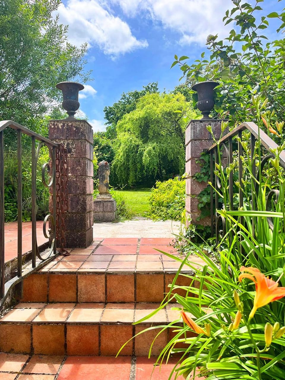 Spring, Day, Garden, Garden view