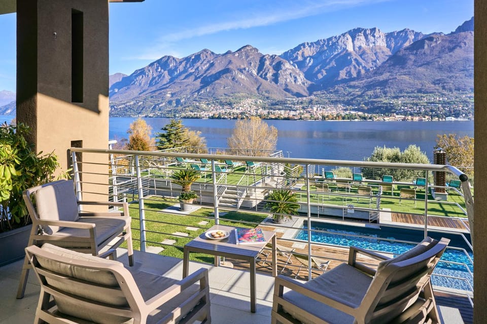 Natural landscape, Lake view, Mountain view, Pool view