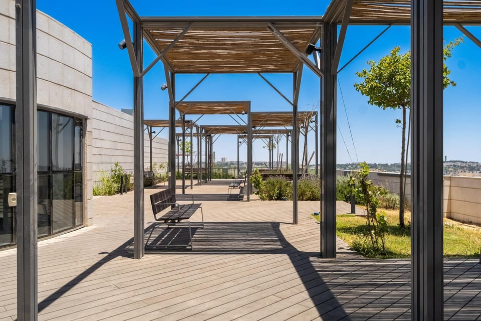 Savyon View Skyline Residence with Balcony & Mamad Apartment in Jerusalem