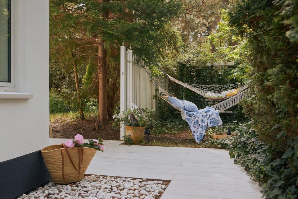 Patio, Spring, Day, Garden, Garden view