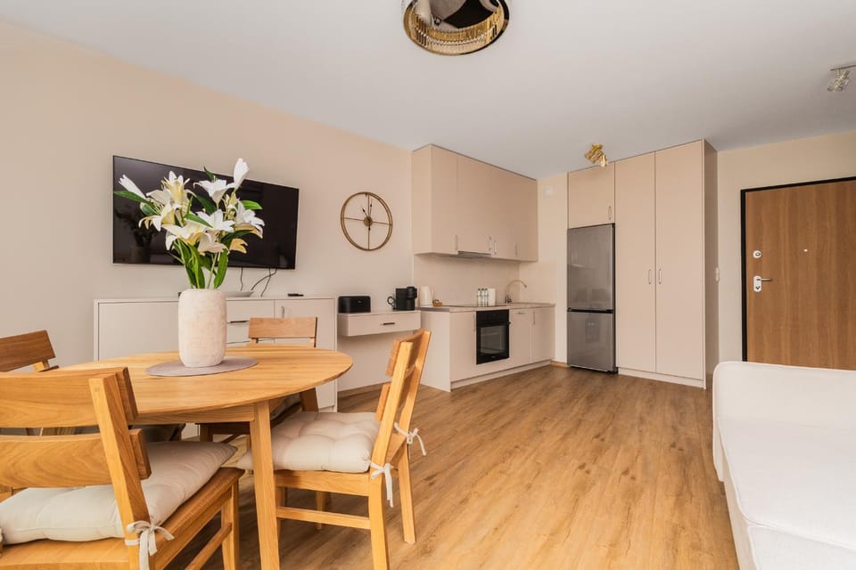 Kitchen or kitchenette, Living room, Photo of the whole room, Seating area, Dining area, Bedroom, oven, stove