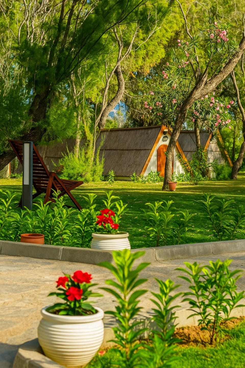 Off site, Garden view