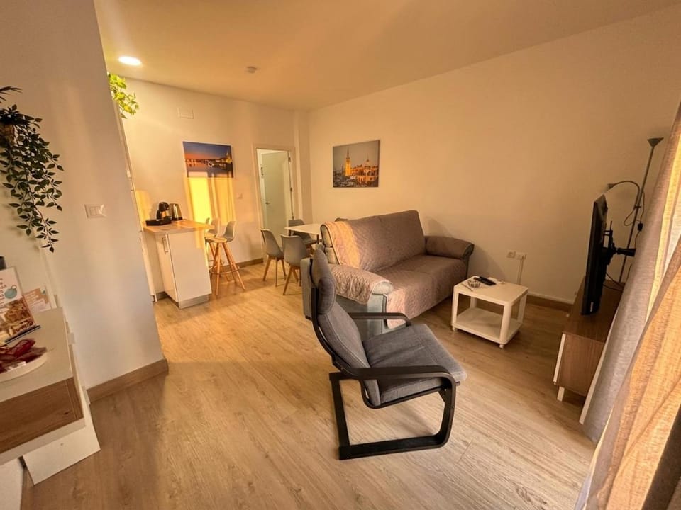 TV and multimedia, Kitchen or kitchenette, Living room, Seating area