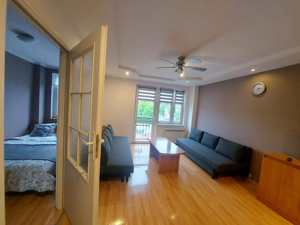 Bed, Living room, Photo of the whole room, Seating area, Bedroom