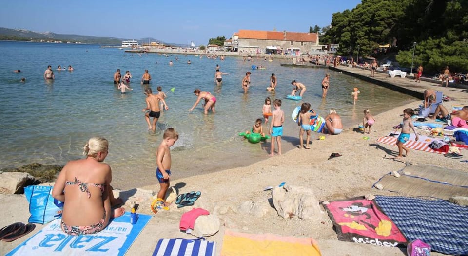 Beach, children