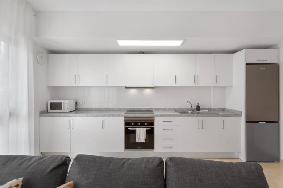 Kitchen or kitchenette, Living room