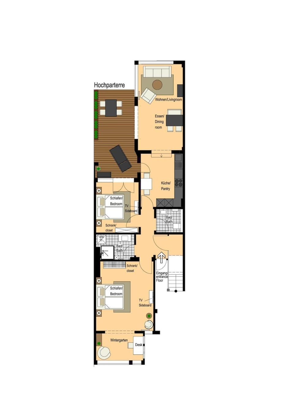 Grosse Design-Wohnung im beliebtesten Stadtteil Apartment in Bremen