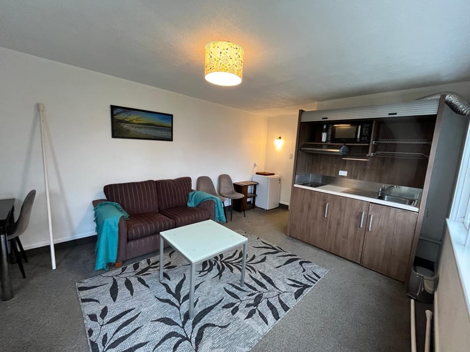Retro cosy unit with lake views and patio walk to town Apartment in Queenstown