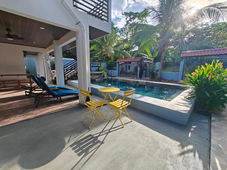 Property building, Patio, Day, View (from property/room), Balcony/Terrace, Pool view, Swimming pool, sunbed