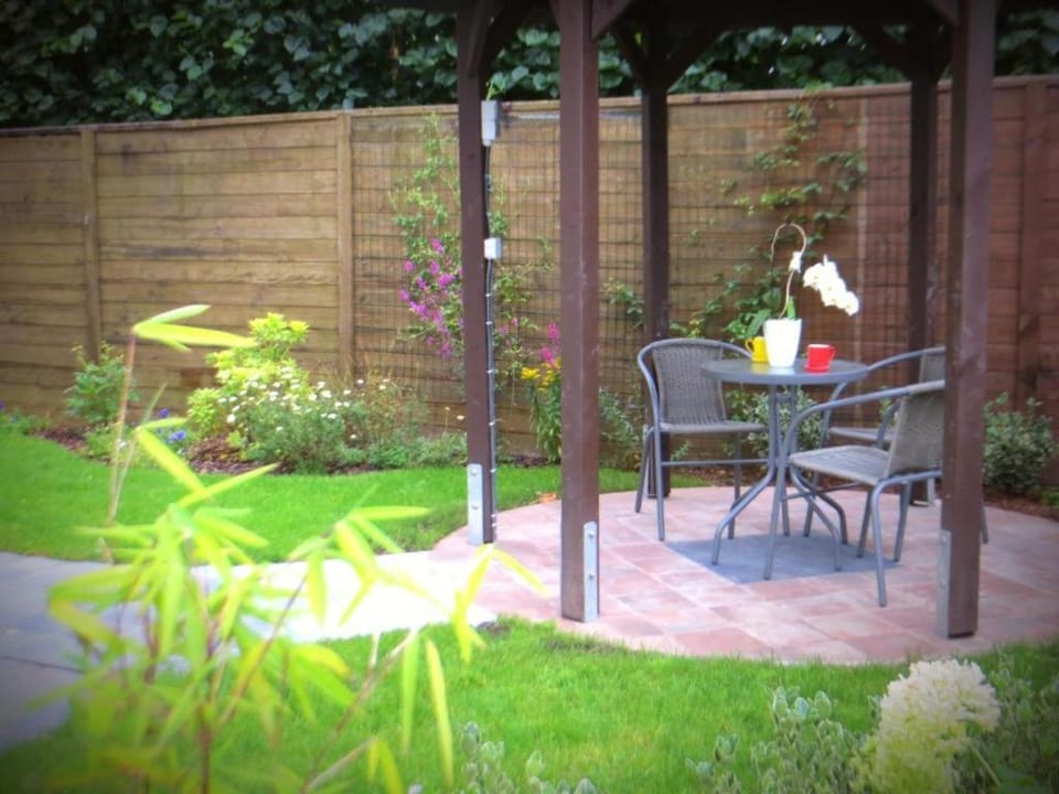 Patio, Garden, Garden view