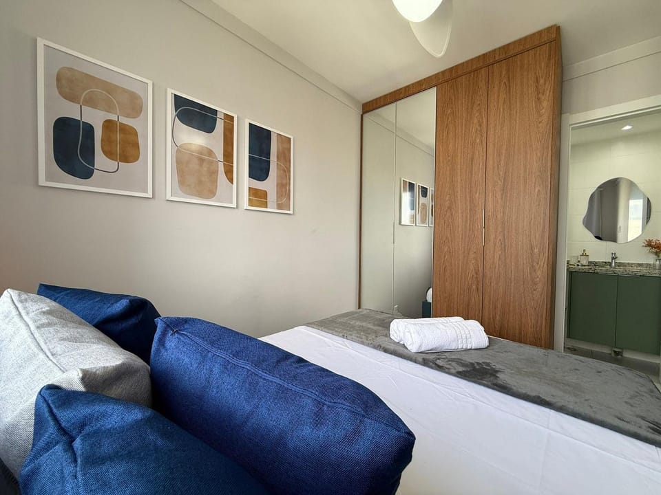Elegante Apto 1 dorm. | Transamerica Expo Center Apartment in Sao Paulo City