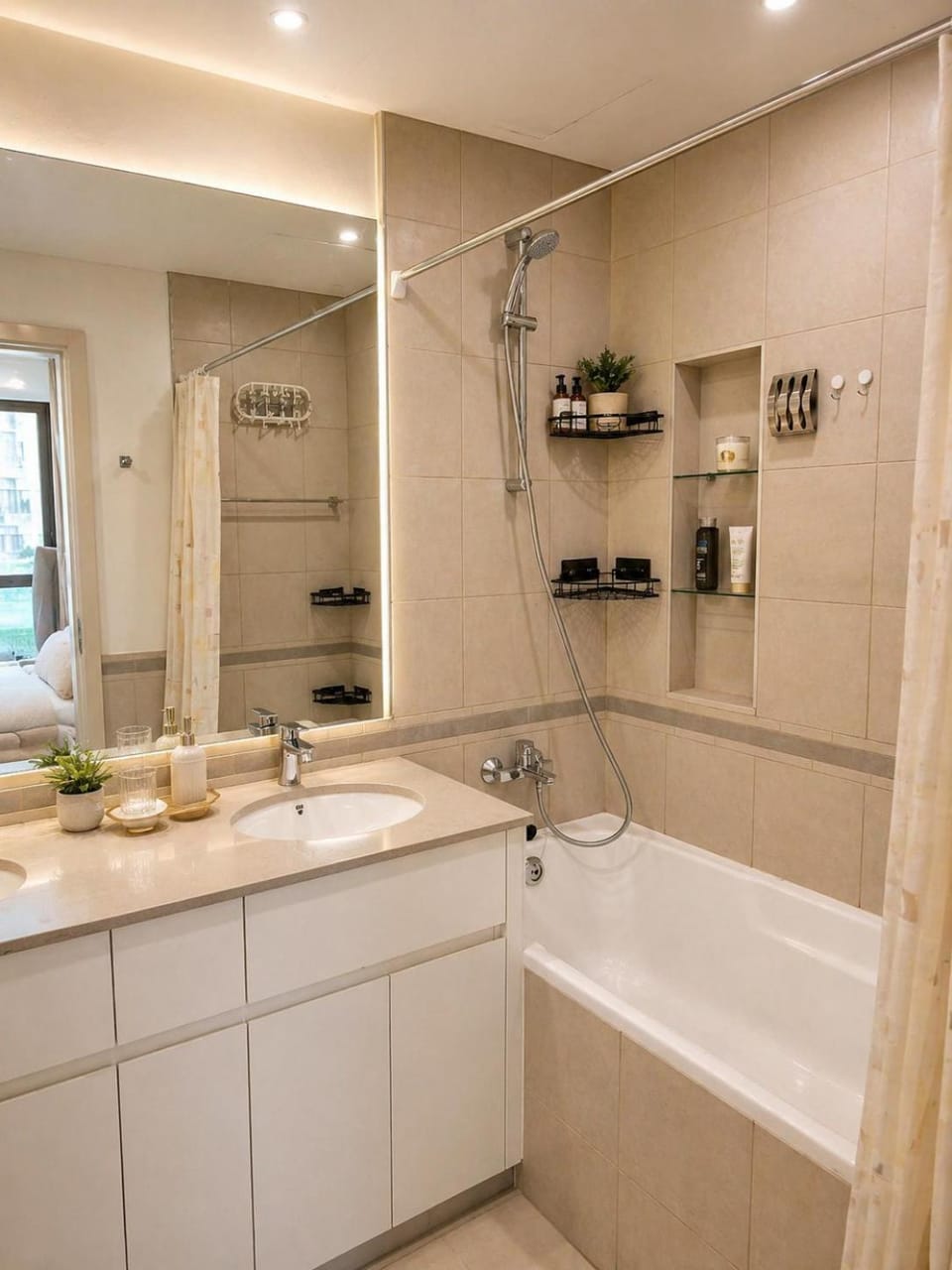 Bareez Bliss Retreat Elegant 2BR with Balcony, Pool & Park View Apartment in Dubai