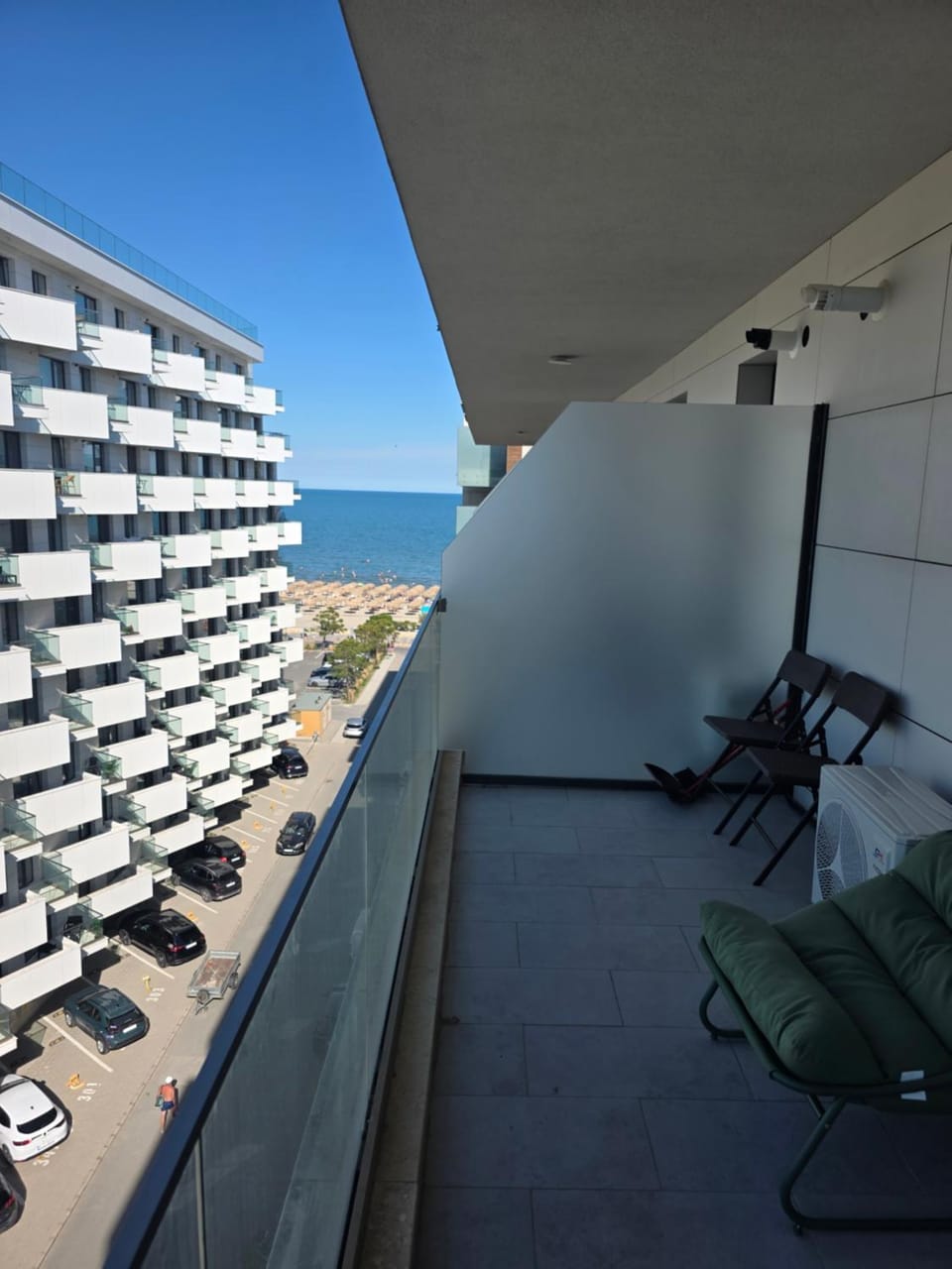 Day, View (from property/room), Balcony/Terrace, Seating area, Sea view, sunbed