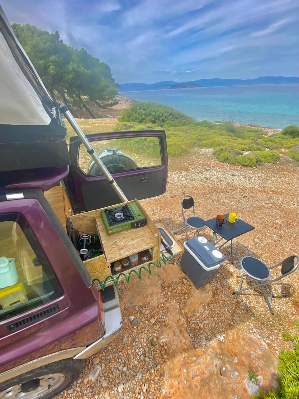 Σκηνή Οροφής 4χ4 όχημα Campground/ 
RV Resort in Argolis, Greece
