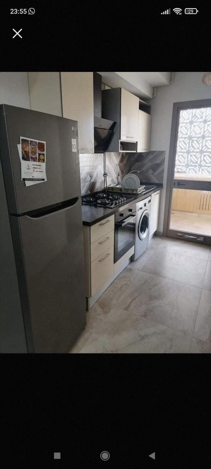 Bel Appartement à Résidence Tej Bhar 2 Mrezga Hammamet Apartment in Mrezga
