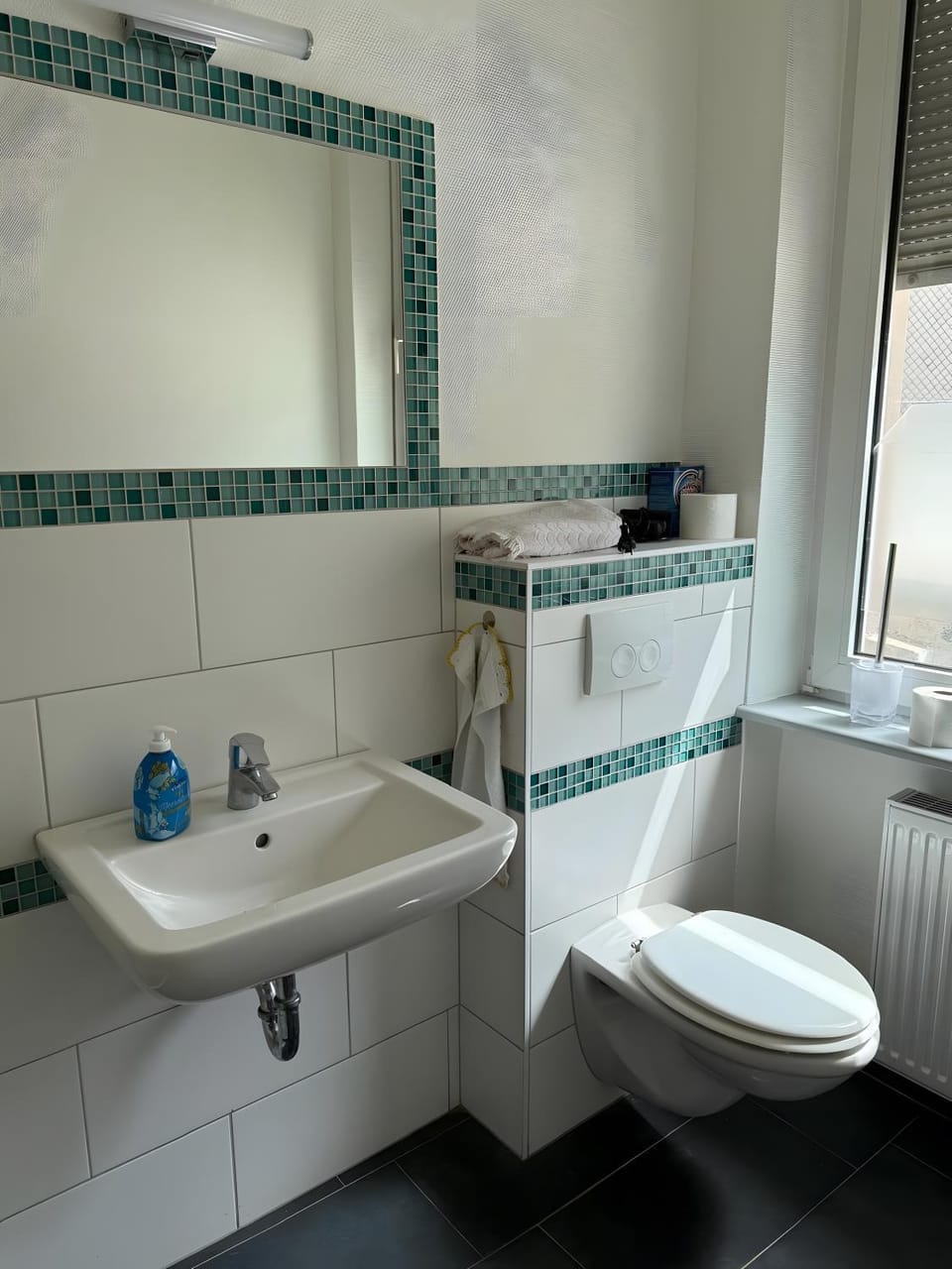 Bathroom, Living room