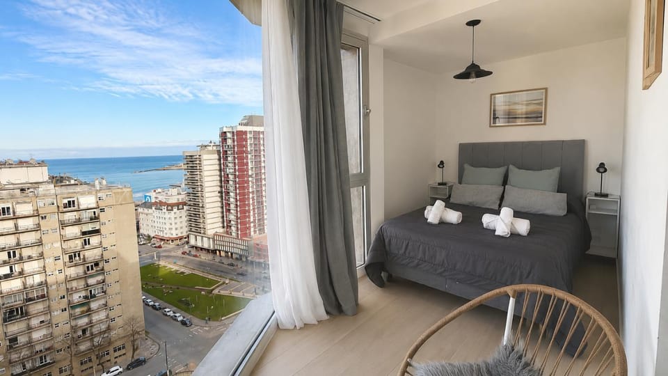 Depto Pablo - Depto Edificio Royal Park Zona La Perla Con Vista al Mar y Amenities Para 4 PAX - Hola Sur Apartment in Mar del Plata