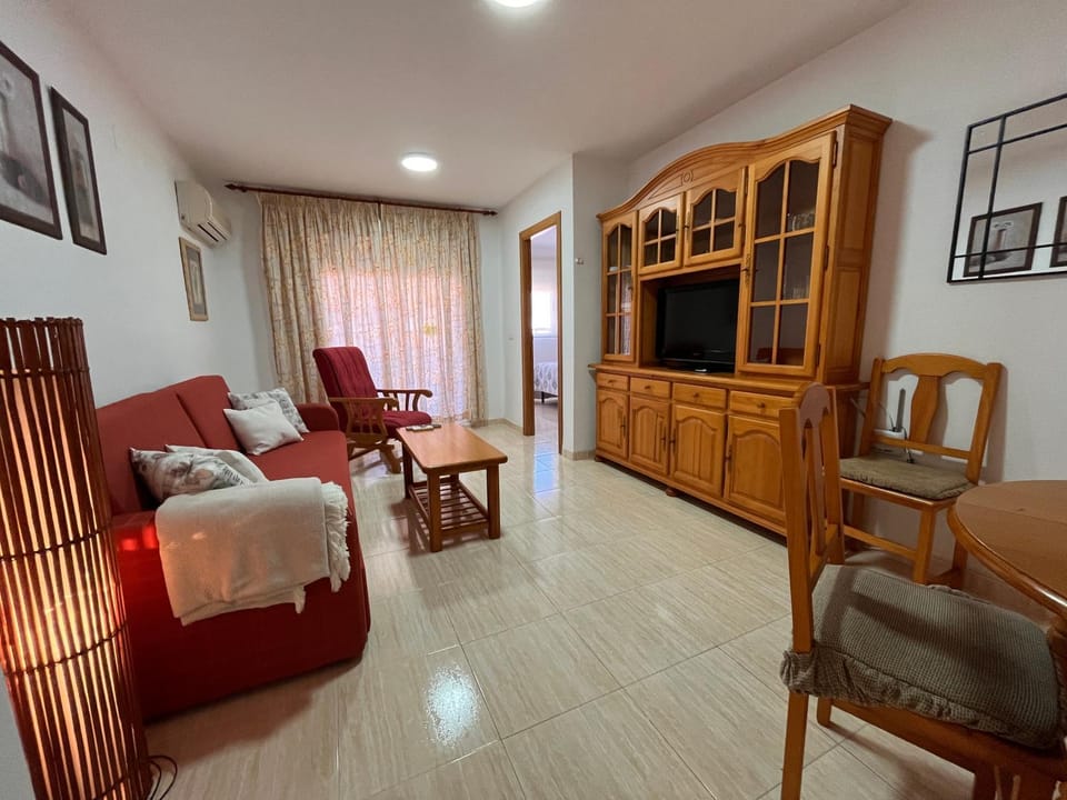 Living room, air conditioner