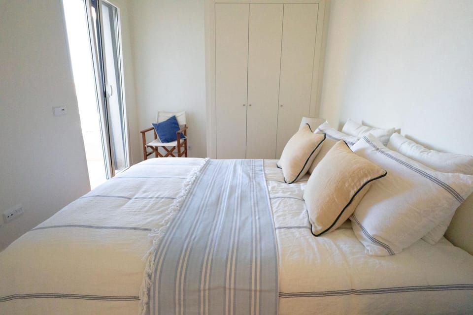 Modern 2BR Apt w- Pool & Balcony, Steps To Ria Formosa Apartment in Cabanas de Tavira