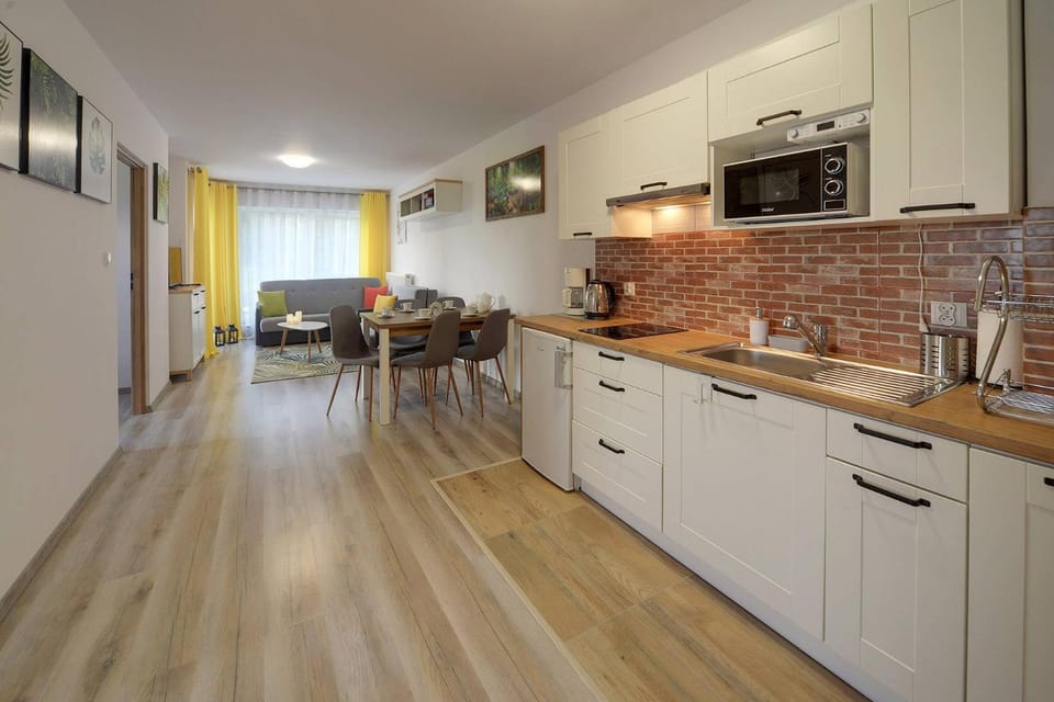 Kitchen or kitchenette, Dining area, stove