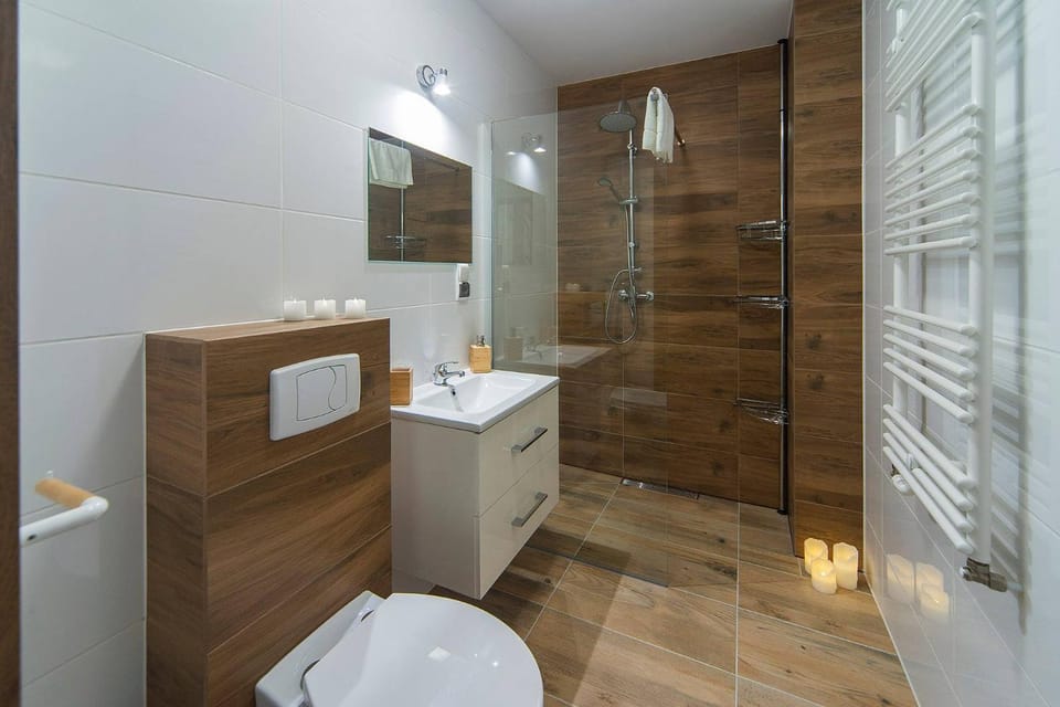 Shower, Toilet, Bathroom, towels
