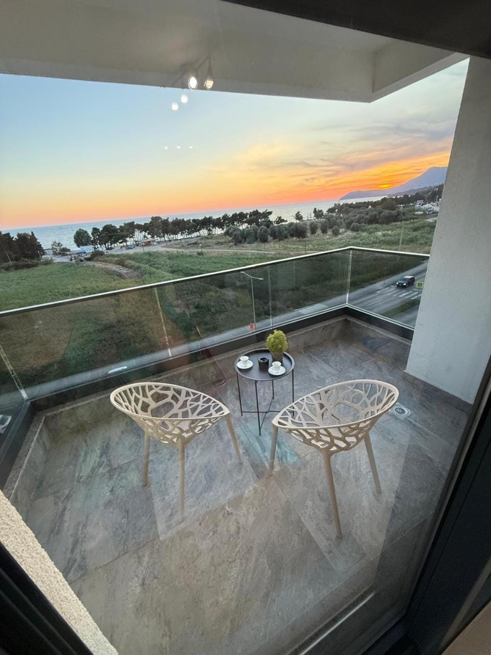 Day, Natural landscape, Coffee/tea facilities, View (from property/room), Balcony/Terrace, Sunrise, Sunset