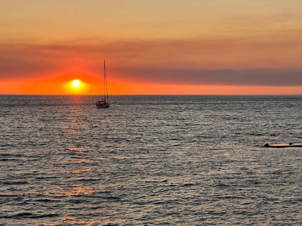 Sea view, Sunset