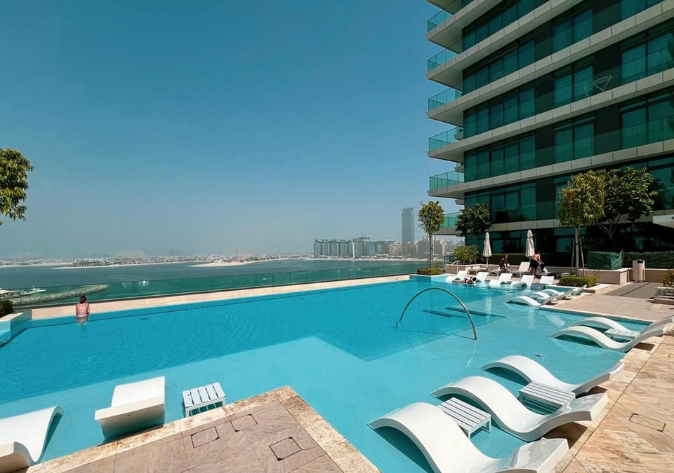 Property building, Day, View (from property/room), Pool view, Swimming pool, sunbed