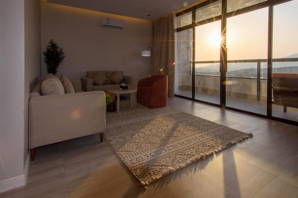 Seating area, Sunset