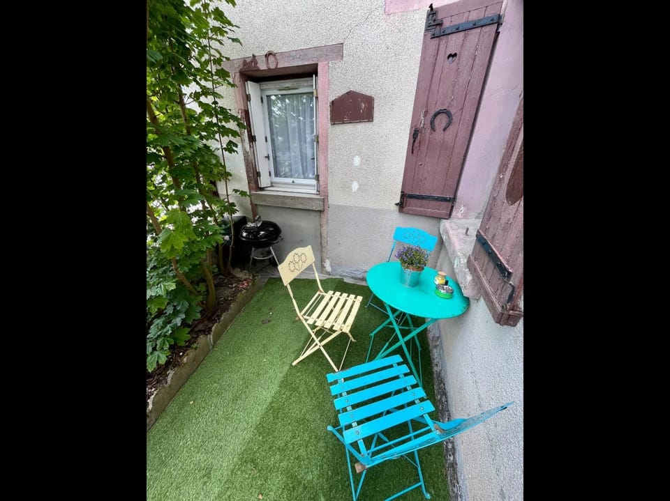 Patio, Day, Garden, Living room, Dining area, Garden view
