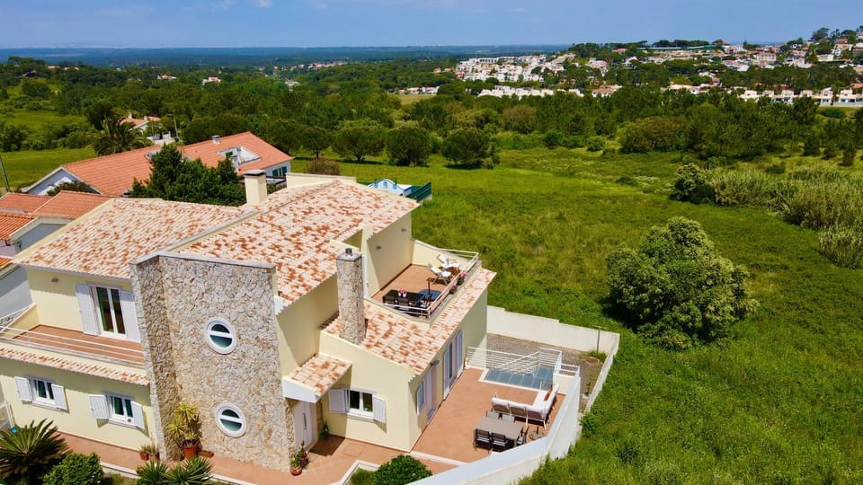 Property building, Natural landscape, Bird's eye view