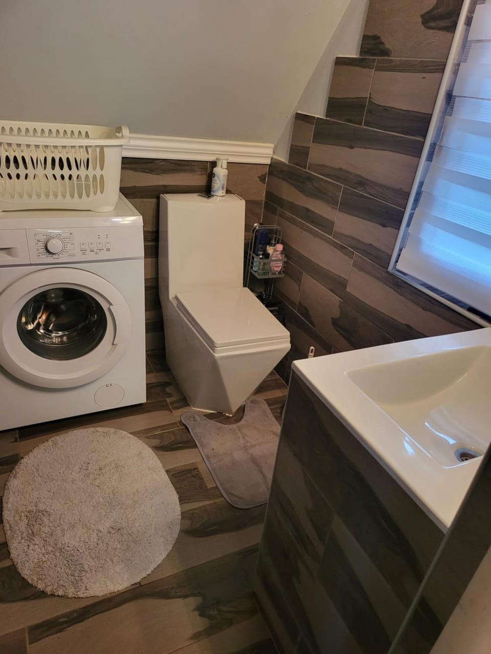 Bathroom, washing machine