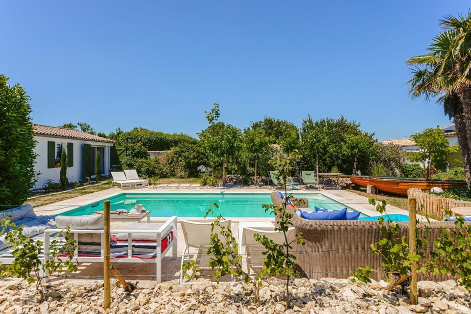 Property building, Living room, Swimming pool