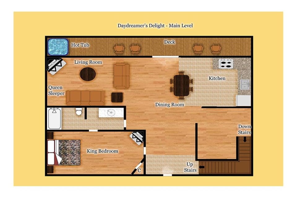 Daydreamers Delight by Venture Smoky Mountains House in Gatlinburg