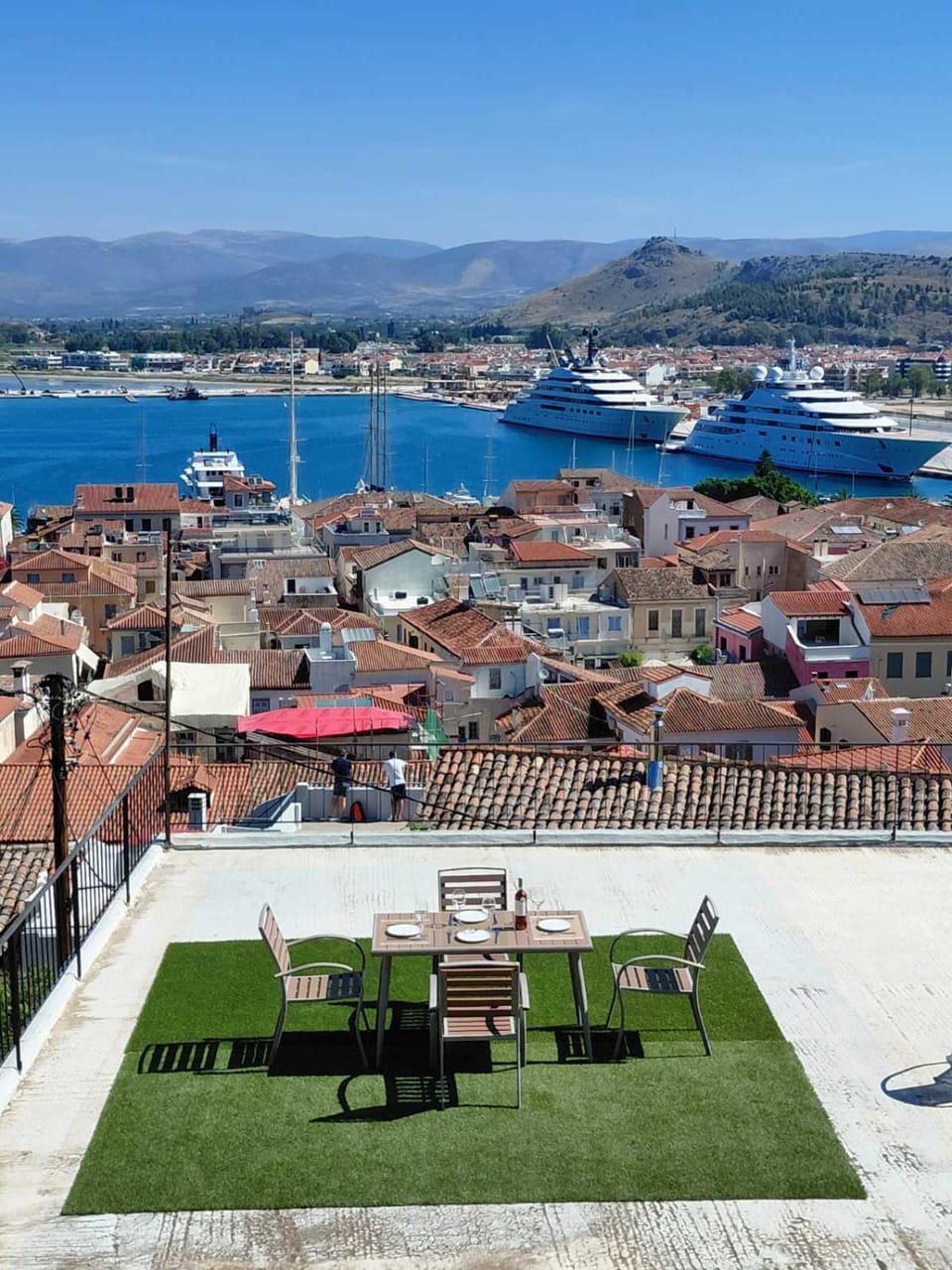 Bird's eye view, Balcony/Terrace, City view, Sea view