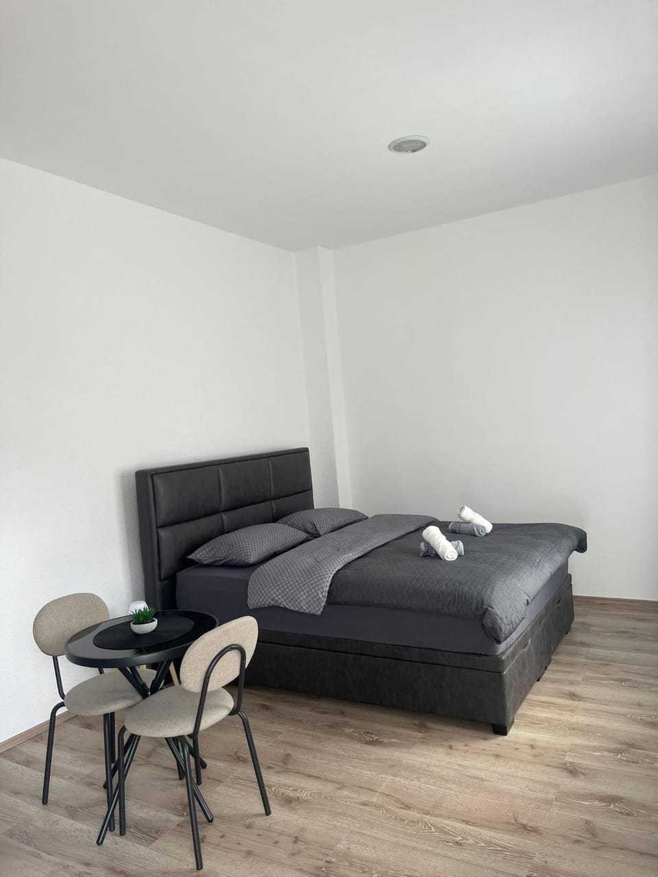 Bed, Living room, Photo of the whole room, Seating area, Bedroom