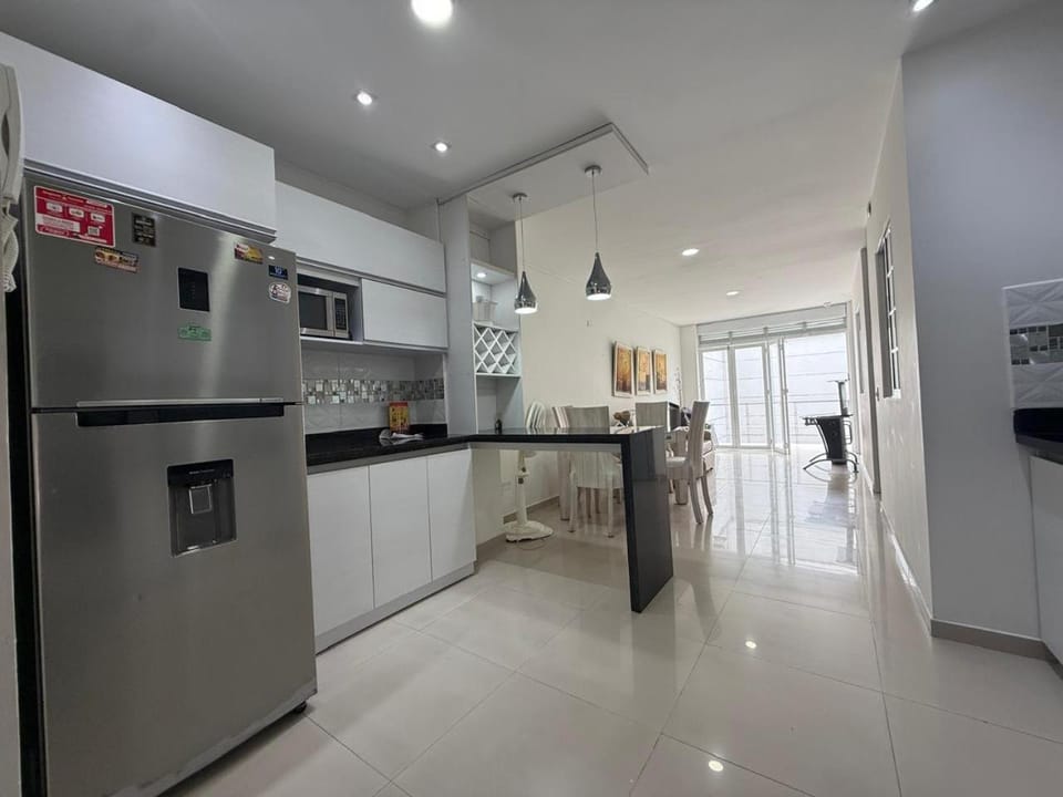 Kitchen or kitchenette, oven