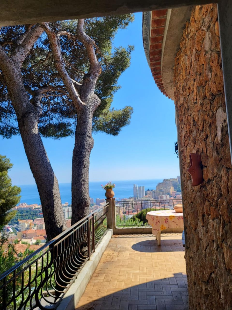 Patio, Day, Natural landscape, View (from property/room), Balcony/Terrace, Sea view