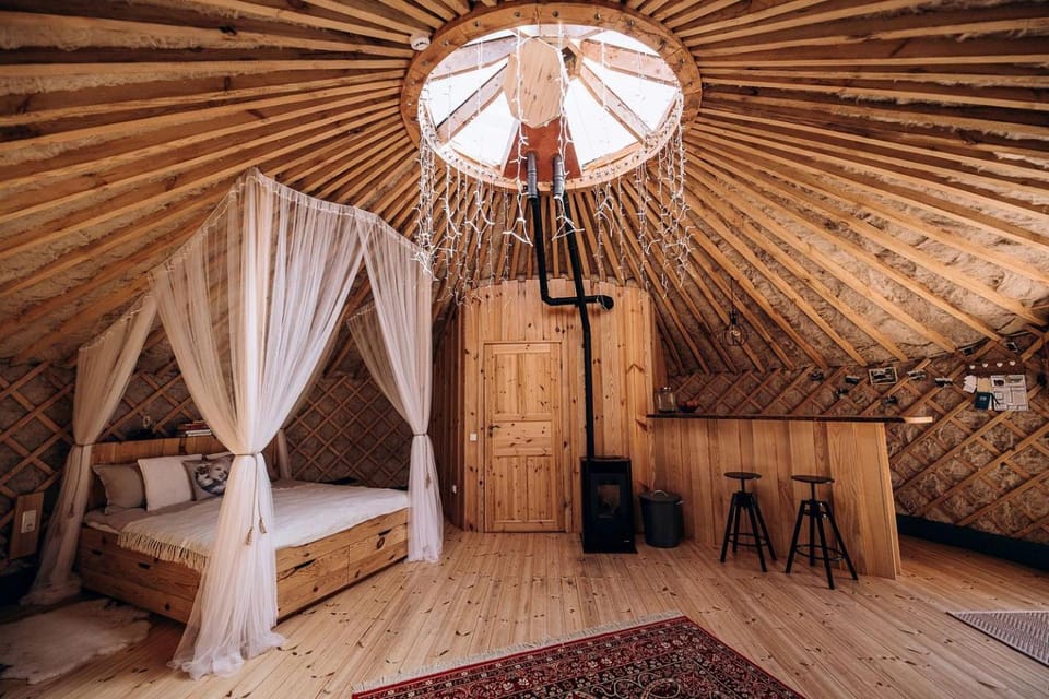 Intimate Peaceful Yurt Surrounded by Nature in Lithuania House in Lithuania