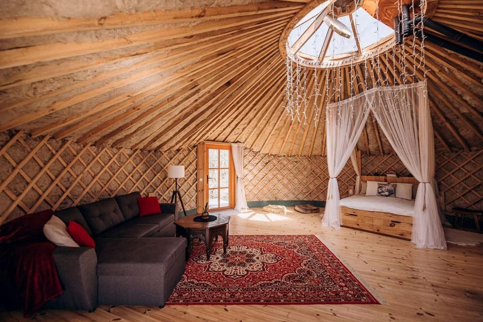 Intimate Peaceful Yurt Surrounded by Nature in Lithuania House in Lithuania