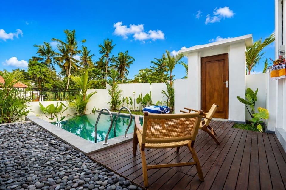 Day, Natural landscape, View (from property/room), Balcony/Terrace, Garden view, Pool view, Swimming pool